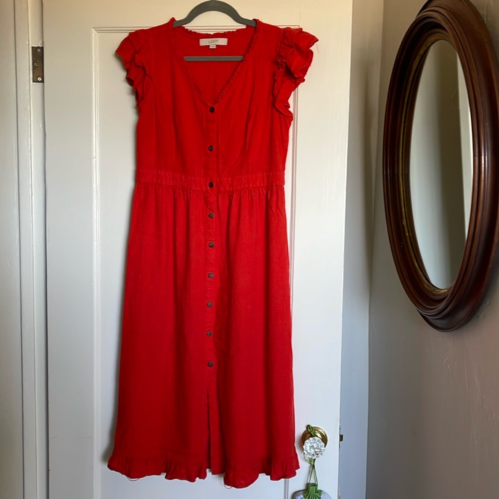 Midi A-line Dress